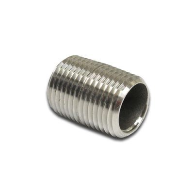 Stainless Steel Close Nipple 1/2" MPT