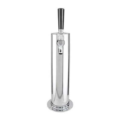 Stainess Steel Beer Tower with Single Taprite Faucet