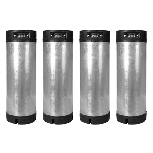 Used 5 Gallon Ball Lock Keg Stainless Steel Ball Lock Keg 4 Pack