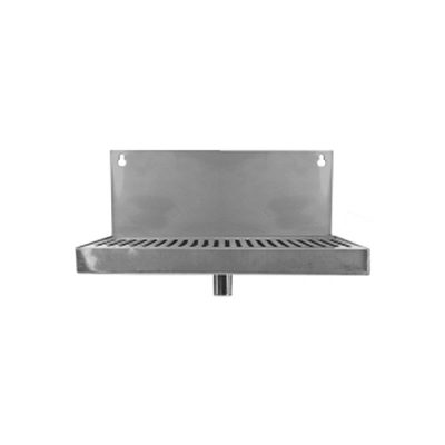 Stainless Steel Wall Mount Drip Tray Drain Plug