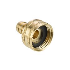 Brass Garden Hose Adapter - Female GHT x 3/8'' Barb