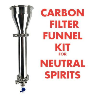 Carbon Filter Funnel Kit for Neutral Spirits