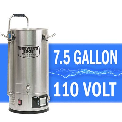 Brewer's Edge Mash and Boil Electric Brew System with Pump (110V)