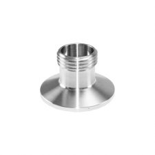 Stainless Steel 1.5" TC x 3/4" Male GHT