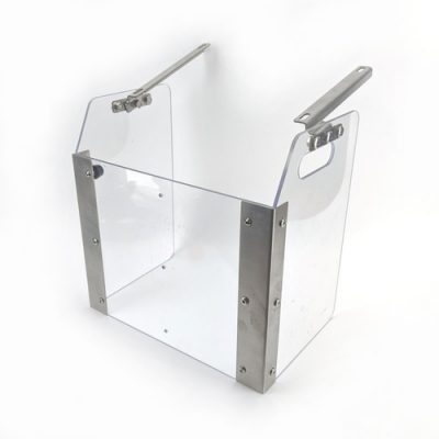 Splash Guard for Cannular Bench Top Can Seamer