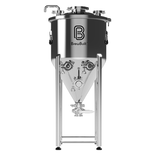14.5 Gallon Conical Fermenter with Wheels – Affordable Distillery Equipment