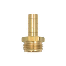 Heavy-Duty High-Pressure Support GRIDTECH Brass Garden Hose Adapter Swivel Fitting 1/2” Barb and 3/4” GHT Female Connector Rust and Corrosion Resistant 