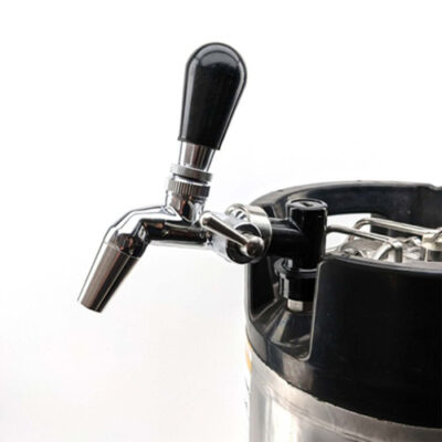 Ball Lock Keg Connector with Faucet Shank & Collar