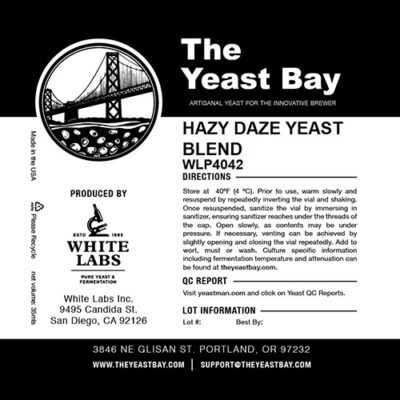 WLP4042 Hazy Daze Yeast Blend
