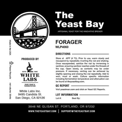 The Yeast Bay Forager Ale Liquid Yeast WLP4060